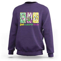 Mardi Gras Goose Sweatshirt Just A Mardi Goose