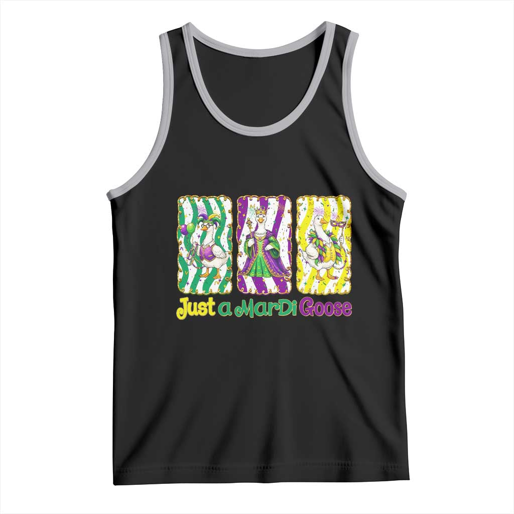 Mardi Gras Goose Tank Top Just A Mardi Goose