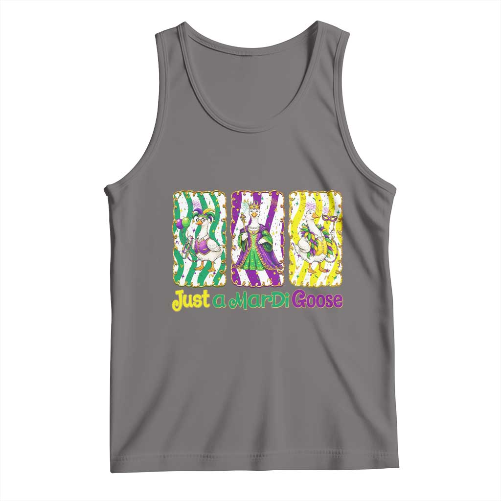 Mardi Gras Goose Tank Top Just A Mardi Goose