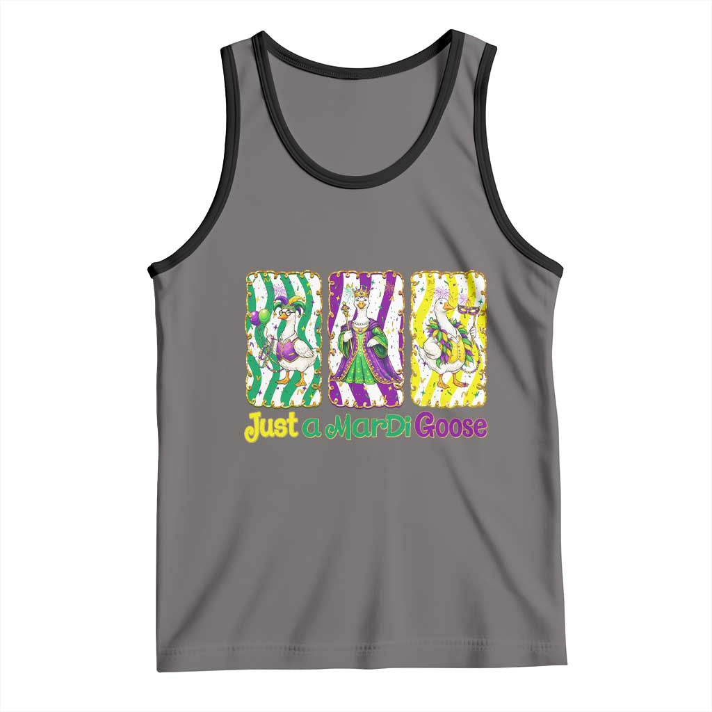 Mardi Gras Goose Tank Top Just A Mardi Goose