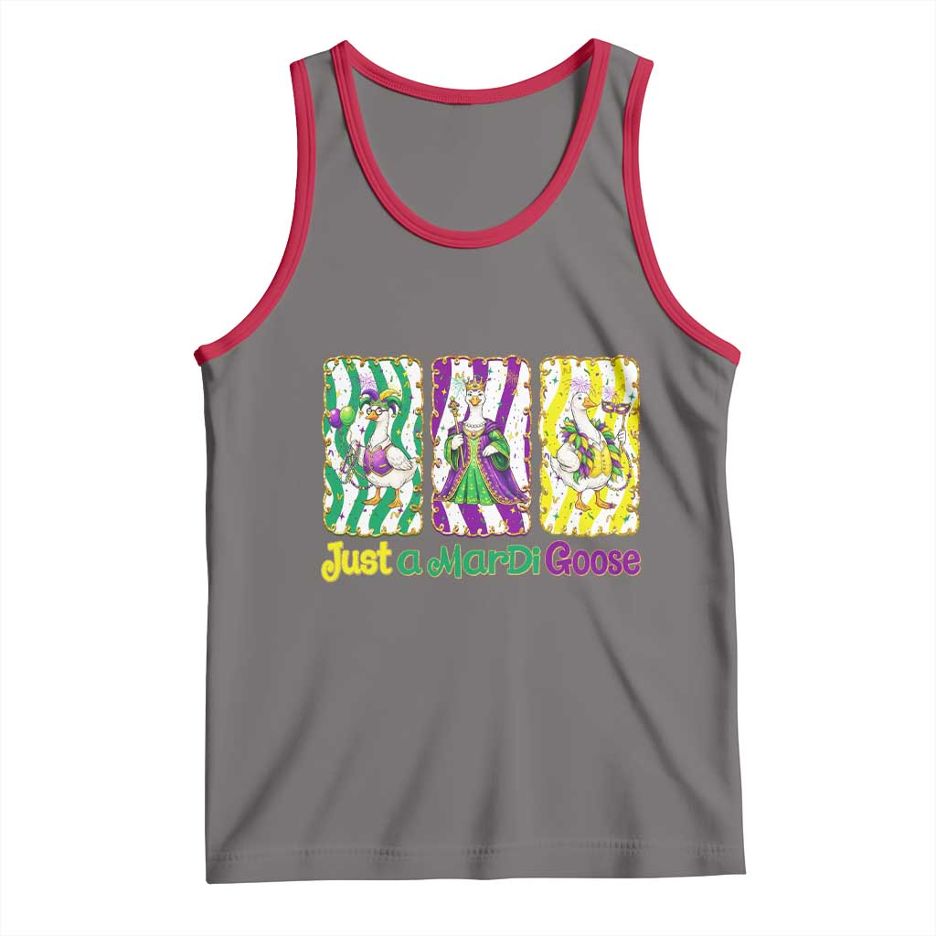 Mardi Gras Goose Tank Top Just A Mardi Goose