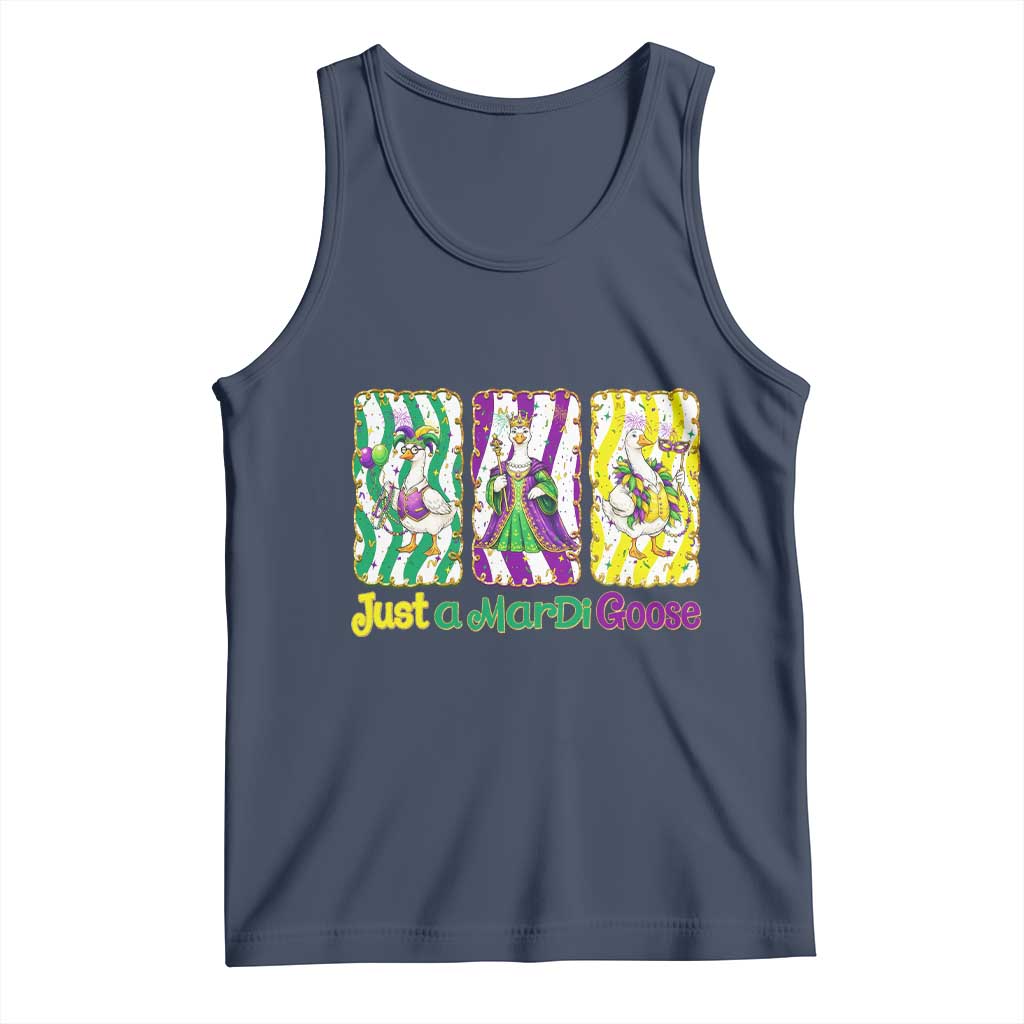 Mardi Gras Goose Tank Top Just A Mardi Goose