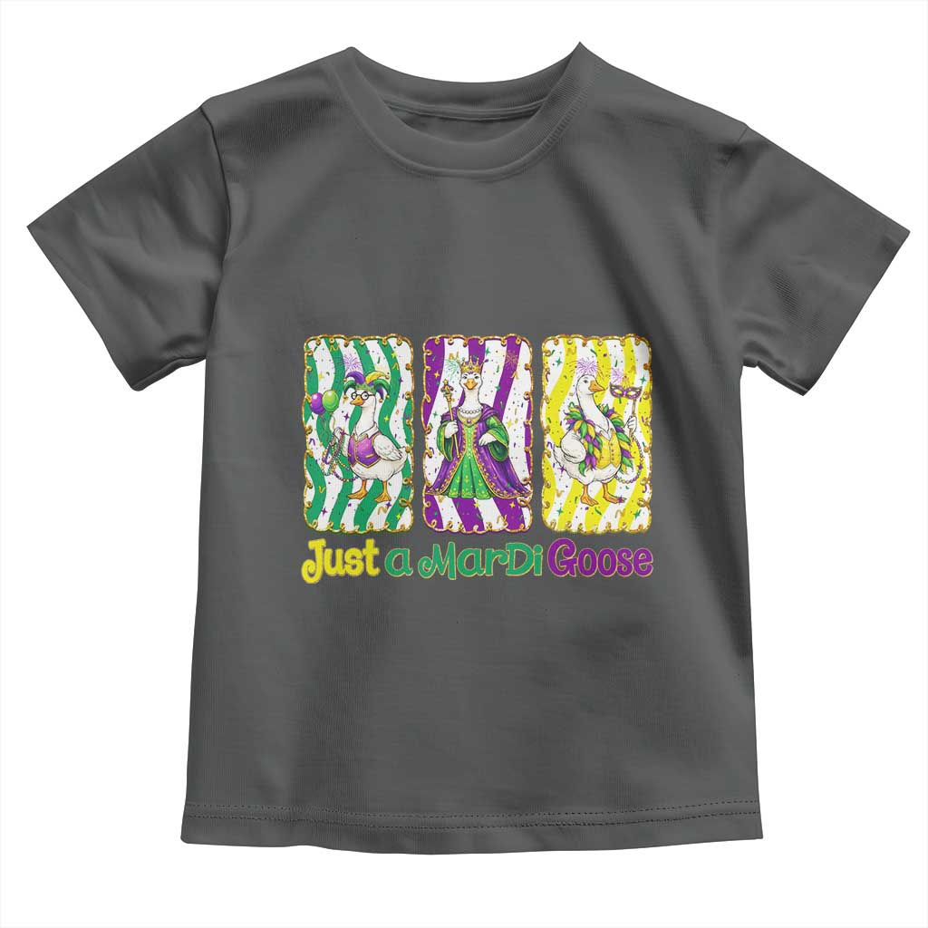 Mardi Gras Goose Toddler T Shirt Just A Mardi Goose
