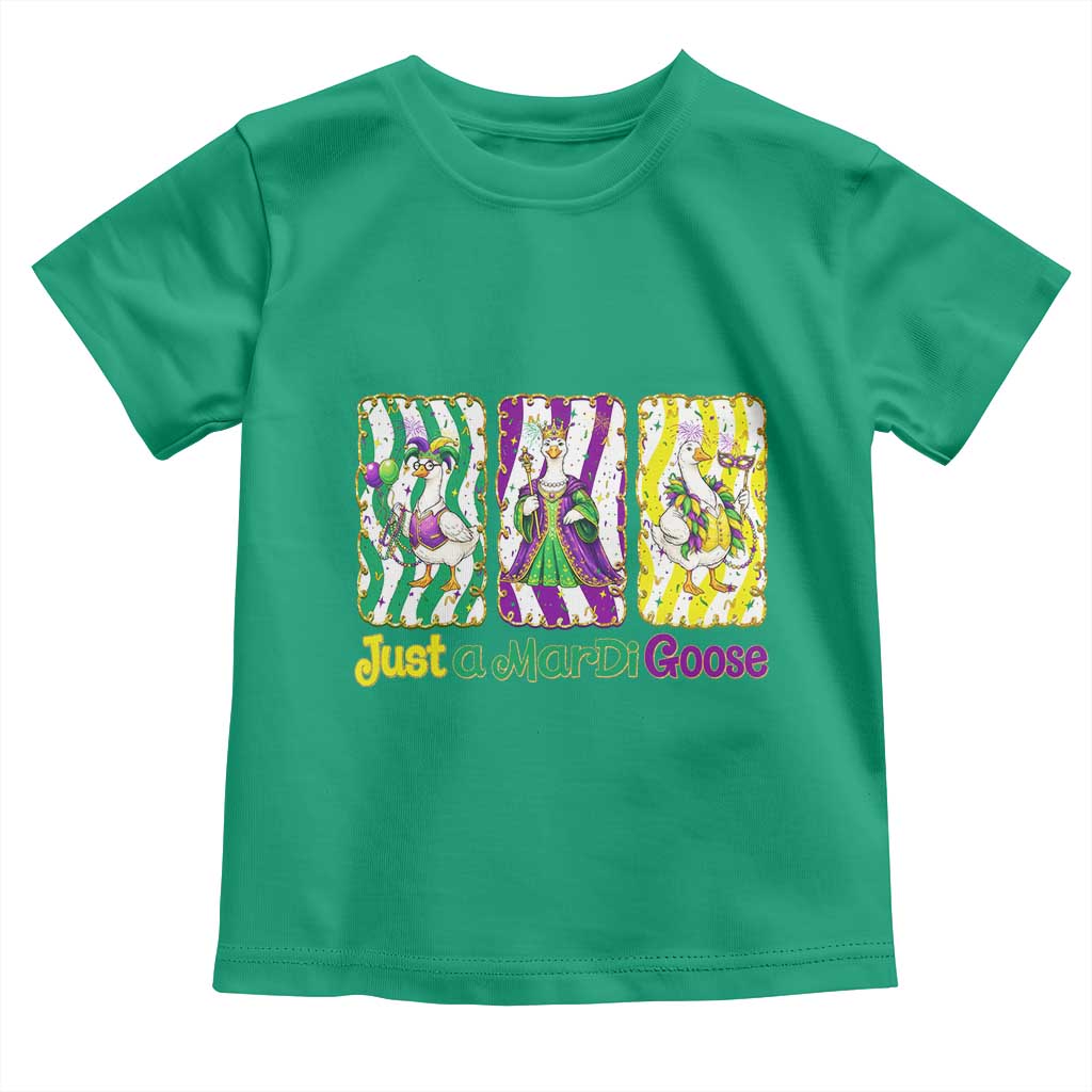 Mardi Gras Goose Toddler T Shirt Just A Mardi Goose
