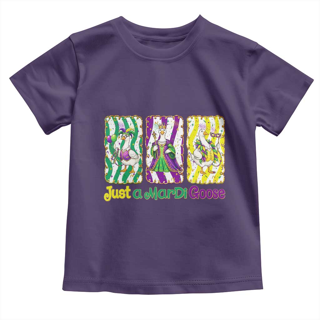 Mardi Gras Goose Toddler T Shirt Just A Mardi Goose