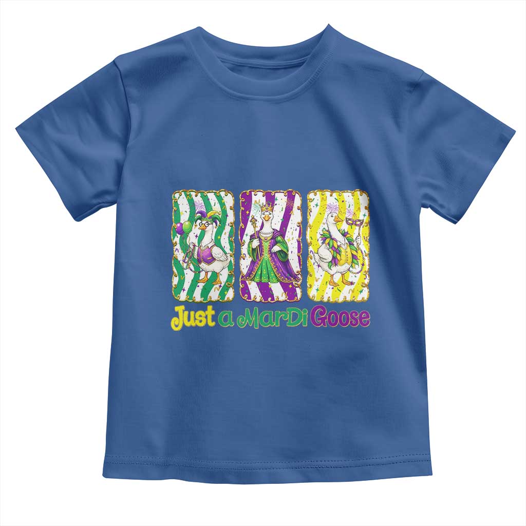 Mardi Gras Goose Toddler T Shirt Just A Mardi Goose