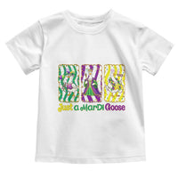 Mardi Gras Goose Toddler T Shirt Just A Mardi Goose