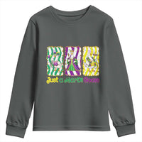 Mardi Gras Goose Youth Sweatshirt Just A Mardi Goose