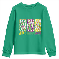 Mardi Gras Goose Youth Sweatshirt Just A Mardi Goose