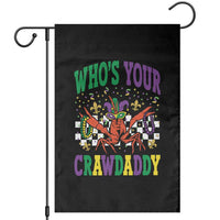 Mardi Gras Crawfish Garden Flag Who Is Your Crawdaddy