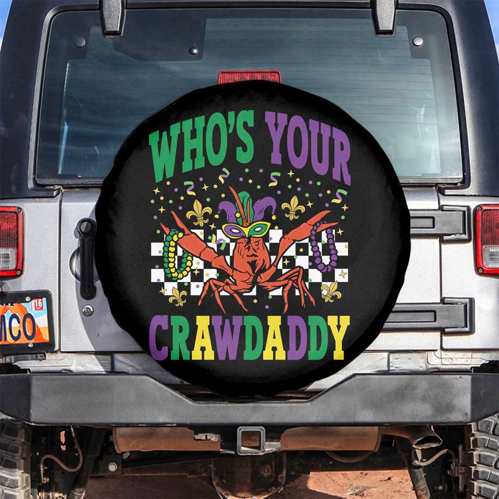 Mardi Gras Crawfish Spare Tire Cover Who Is Your Crawdaddy