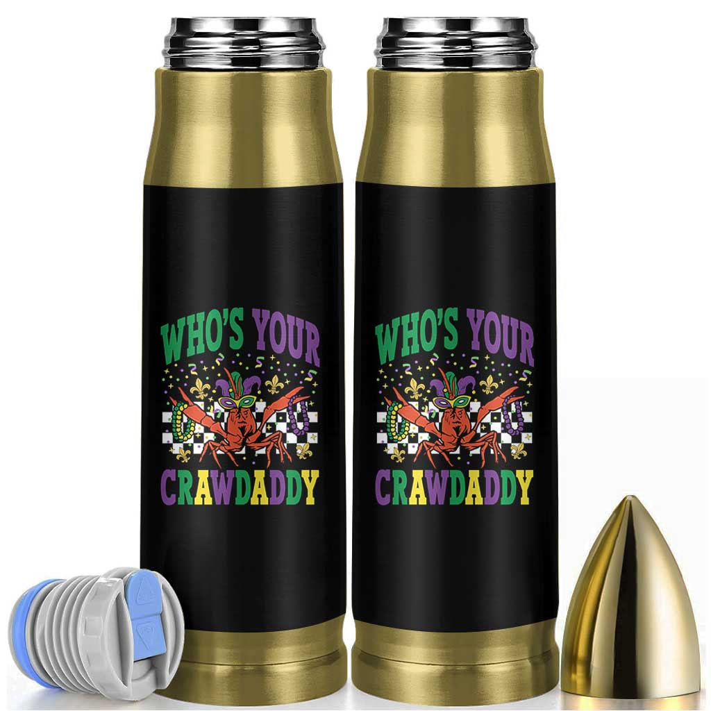 Mardi Gras Crawfish Bullet Tumbler Who Is Your Crawdaddy