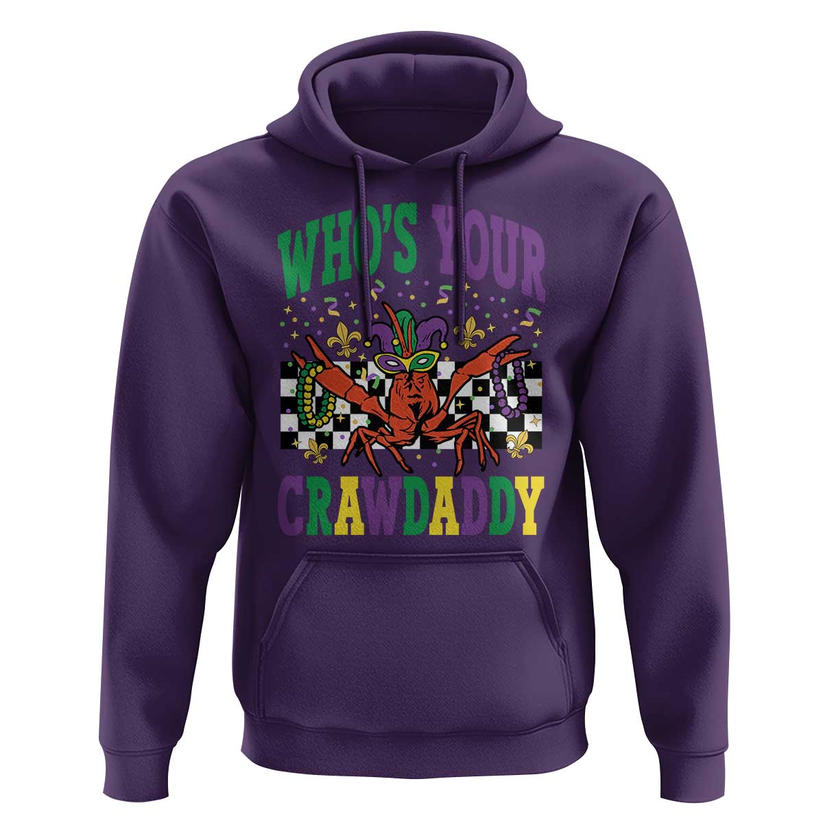 Mardi Gras Crawfish Hoodie Who Is Your Crawdaddy