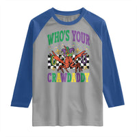 Mardi Gras Crawfish Raglan Shirt Who Is Your Crawdaddy