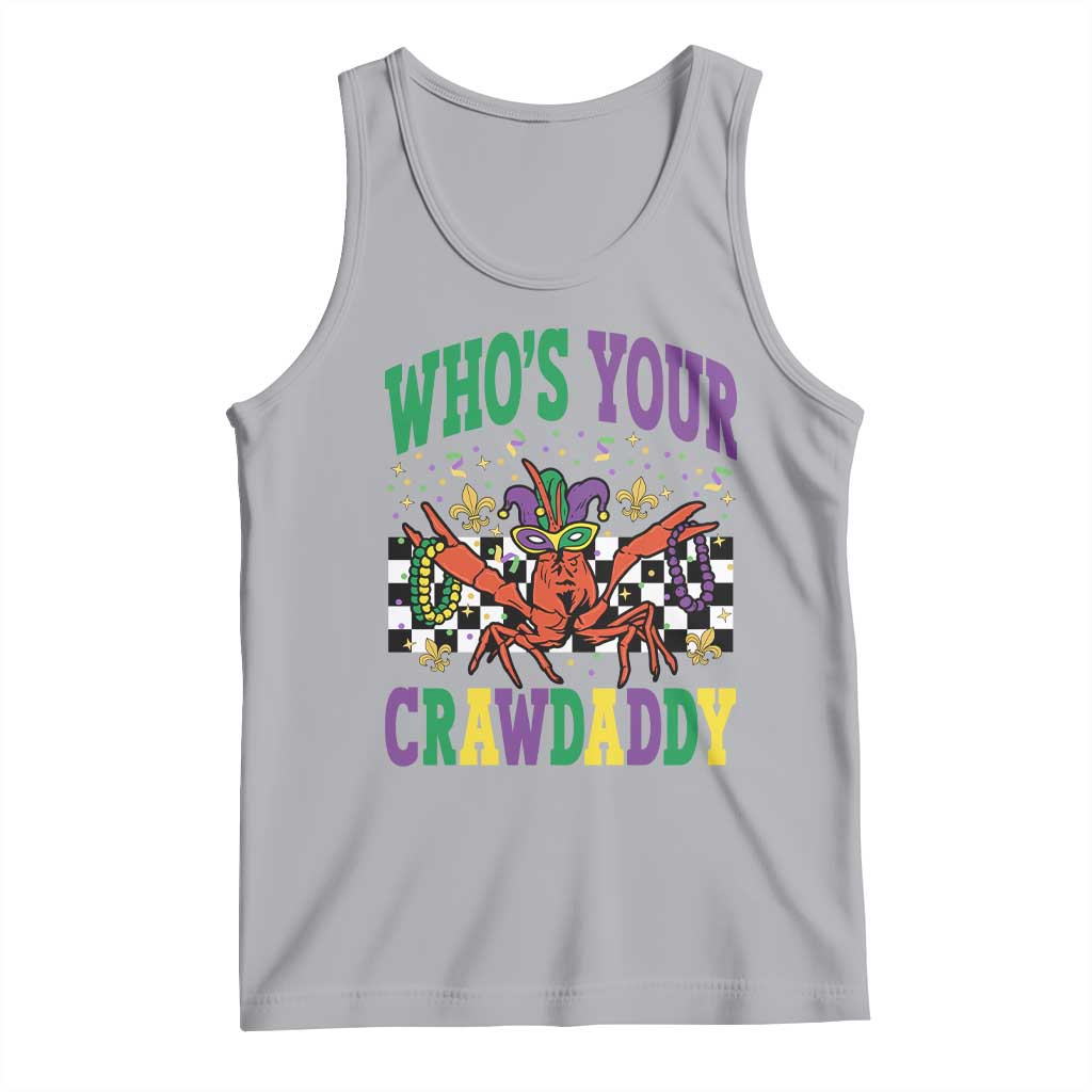 Mardi Gras Crawfish Tank Top Who Is Your Crawdaddy