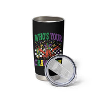 Mardi Gras Crawfish Tumbler Cup Who Is Your Crawdaddy