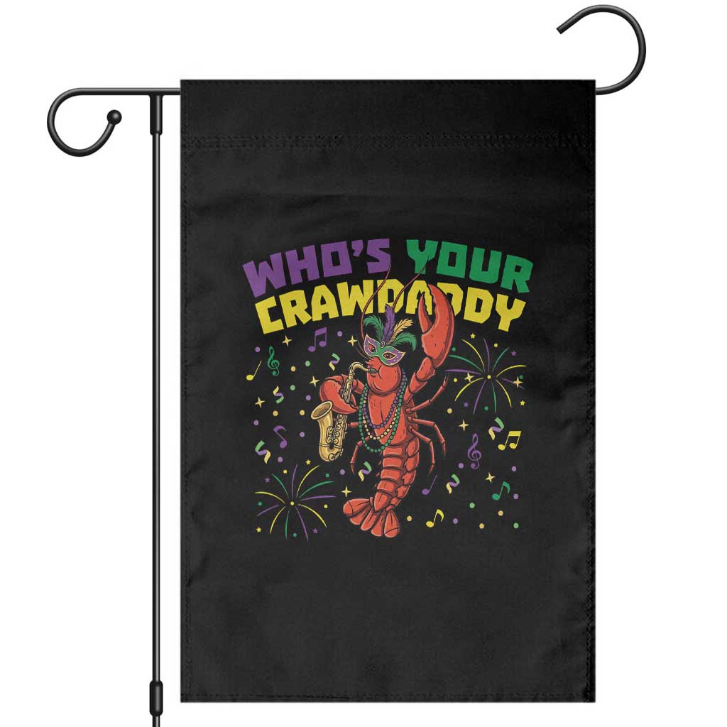 Mardi Gras Crawfish Garden Flag Who Is Your Crawdaddy Carnival Party