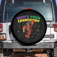 Mardi Gras Crawfish Spare Tire Cover Who Is Your Crawdaddy Carnival Party