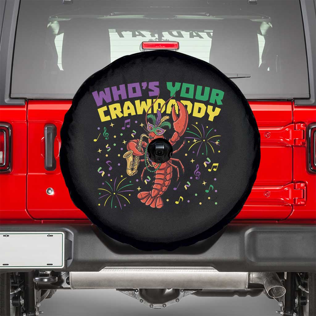 Mardi Gras Crawfish Spare Tire Cover Who Is Your Crawdaddy Carnival Party