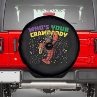 Mardi Gras Crawfish Spare Tire Cover Who Is Your Crawdaddy Carnival Party