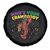 Mardi Gras Crawfish Spare Tire Cover Who Is Your Crawdaddy Carnival Party