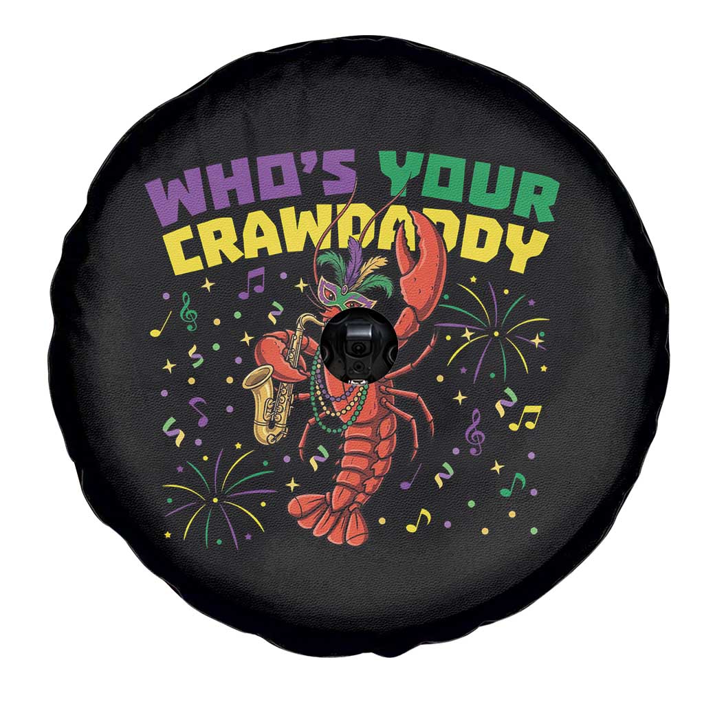 Mardi Gras Crawfish Spare Tire Cover Who Is Your Crawdaddy Carnival Party