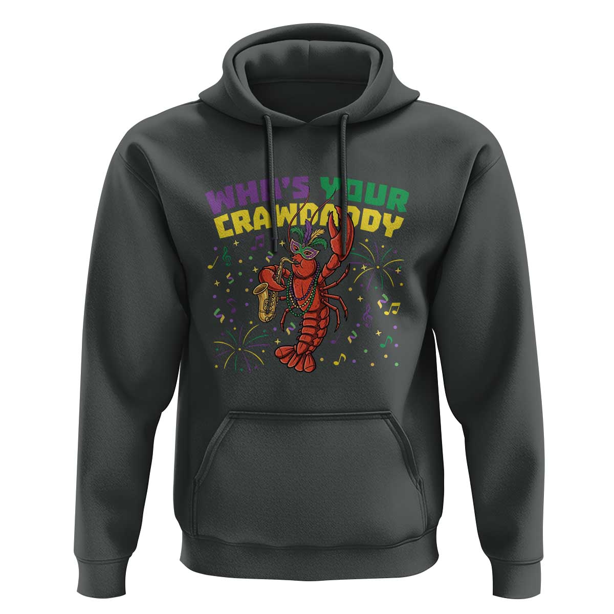 Mardi Gras Crawfish Hoodie Who Is Your Crawdaddy Carnival Party