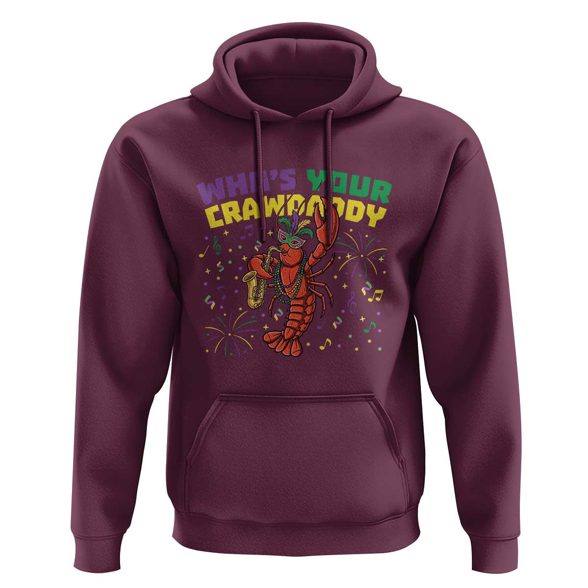Mardi Gras Crawfish Hoodie Who Is Your Crawdaddy Carnival Party