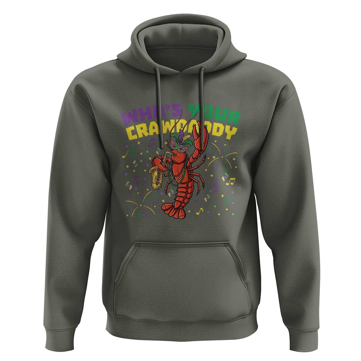 Mardi Gras Crawfish Hoodie Who Is Your Crawdaddy Carnival Party