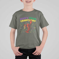 Mardi Gras Crawfish T Shirt For Kid Who Is Your Crawdaddy Carnival Party