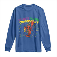 Mardi Gras Crawfish Long Sleeve Shirt Who Is Your Crawdaddy Carnival Party