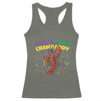 Mardi Gras Crawfish Racerback Tank Top Who Is Your Crawdaddy Carnival Party