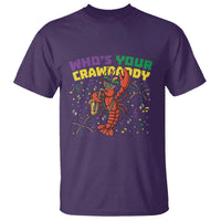 Mardi Gras Crawfish T Shirt Who Is Your Crawdaddy Carnival Party