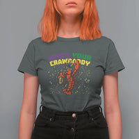 Mardi Gras Crawfish T Shirt For Women Who Is Your Crawdaddy Carnival Party