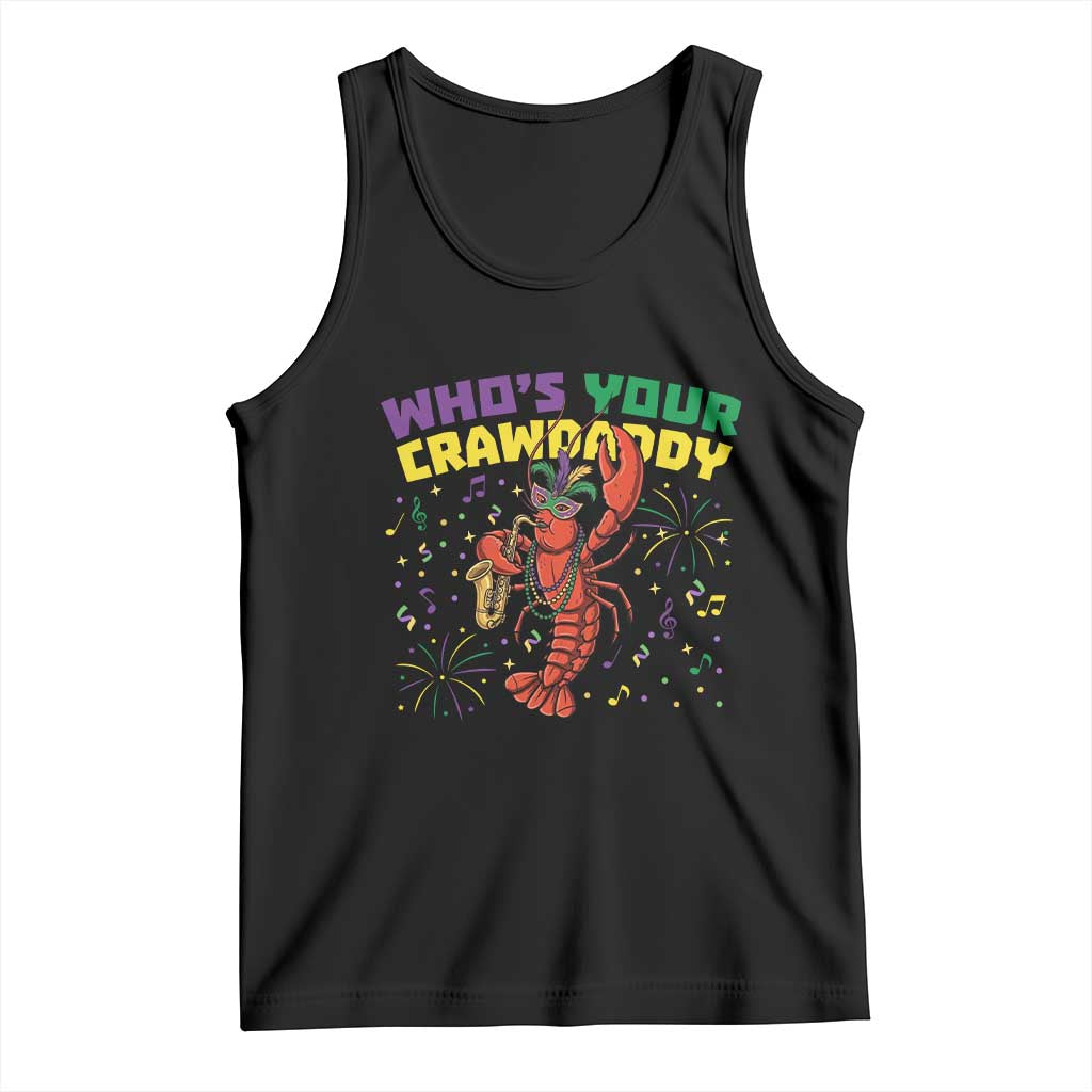 Mardi Gras Crawfish Tank Top Who Is Your Crawdaddy Carnival Party