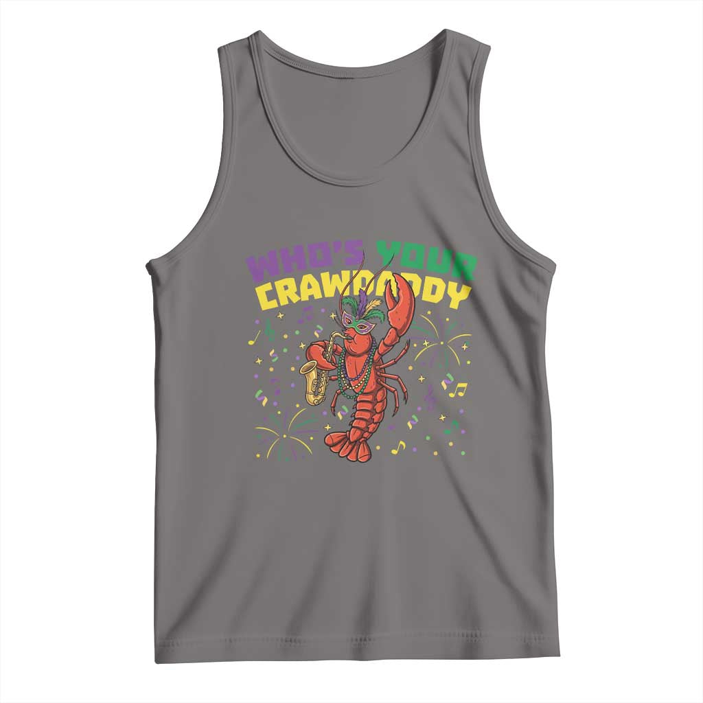 Mardi Gras Crawfish Tank Top Who Is Your Crawdaddy Carnival Party