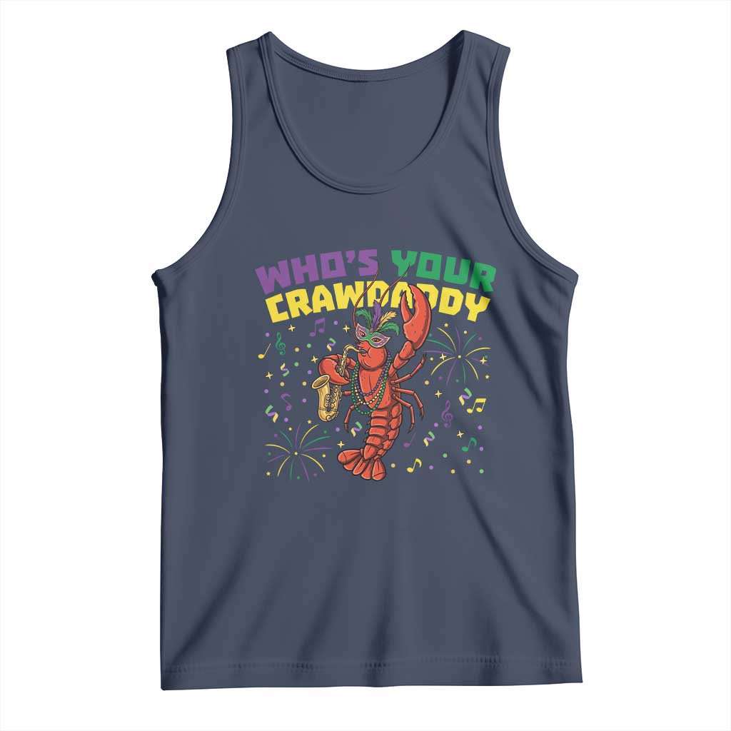 Mardi Gras Crawfish Tank Top Who Is Your Crawdaddy Carnival Party