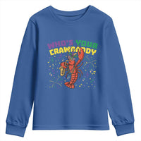 Mardi Gras Crawfish Youth Sweatshirt Who Is Your Crawdaddy Carnival Party