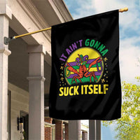 Mardi Gras Crawfish Garden Flag It Ain't Gonna Suck Itself