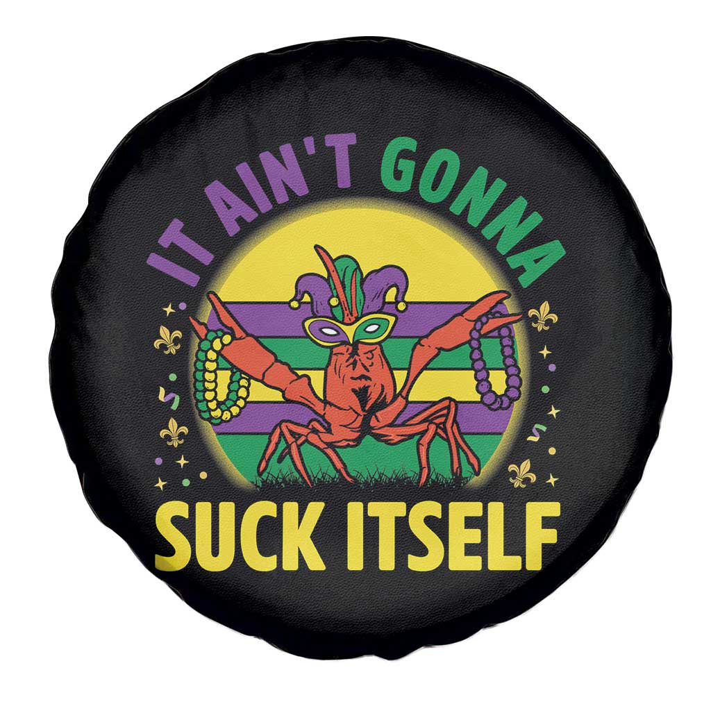 Mardi Gras Crawfish Spare Tire Cover It Ain't Gonna Suck Itself