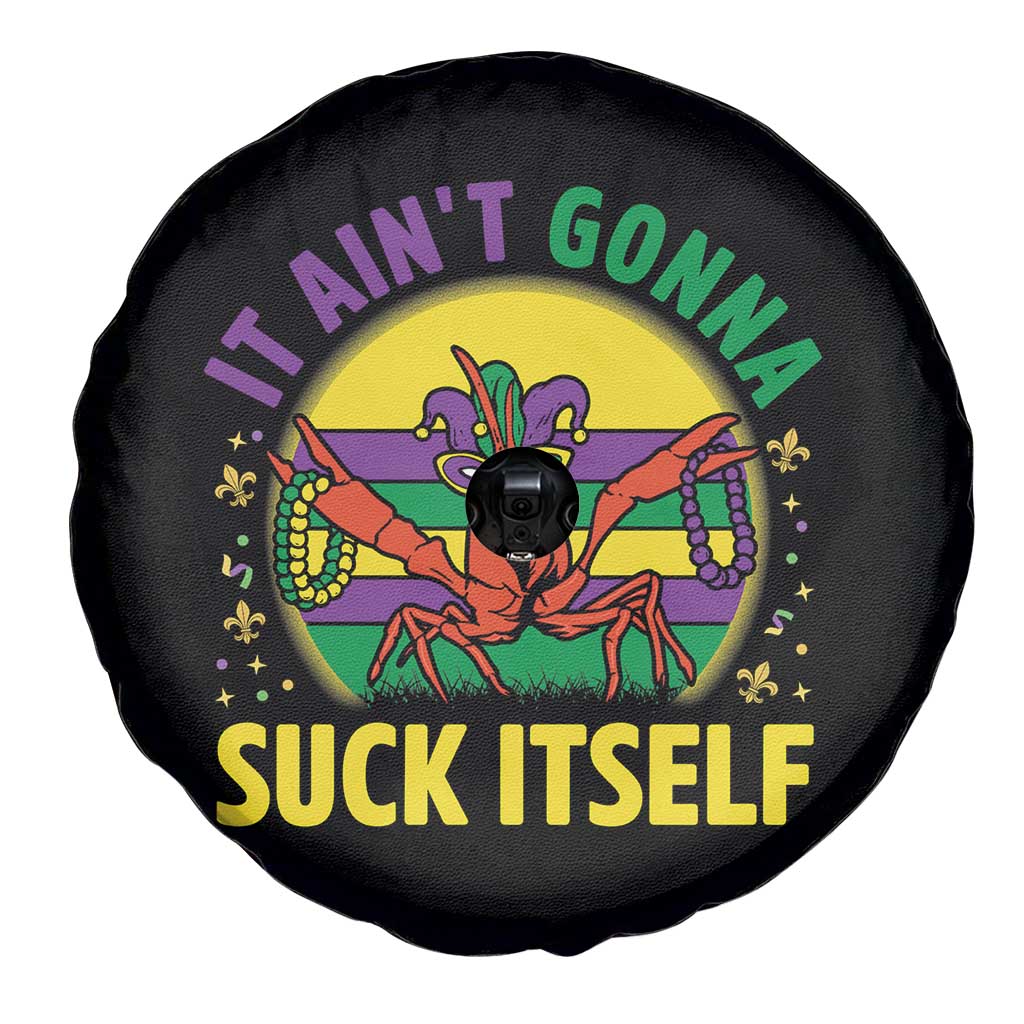Mardi Gras Crawfish Spare Tire Cover It Ain't Gonna Suck Itself