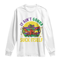 Mardi Gras Crawfish Long Sleeve Shirt It Ain't Gonna Suck Itself