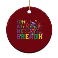 Mardi Gras Crawfish Ceramic Ornament Come At Me Breaux