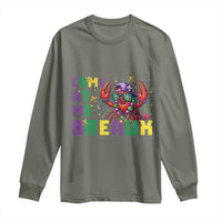 Mardi Gras Crawfish Long Sleeve Shirt Come At Me Breaux