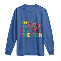 Mardi Gras Crawfish Long Sleeve Shirt Come At Me Breaux