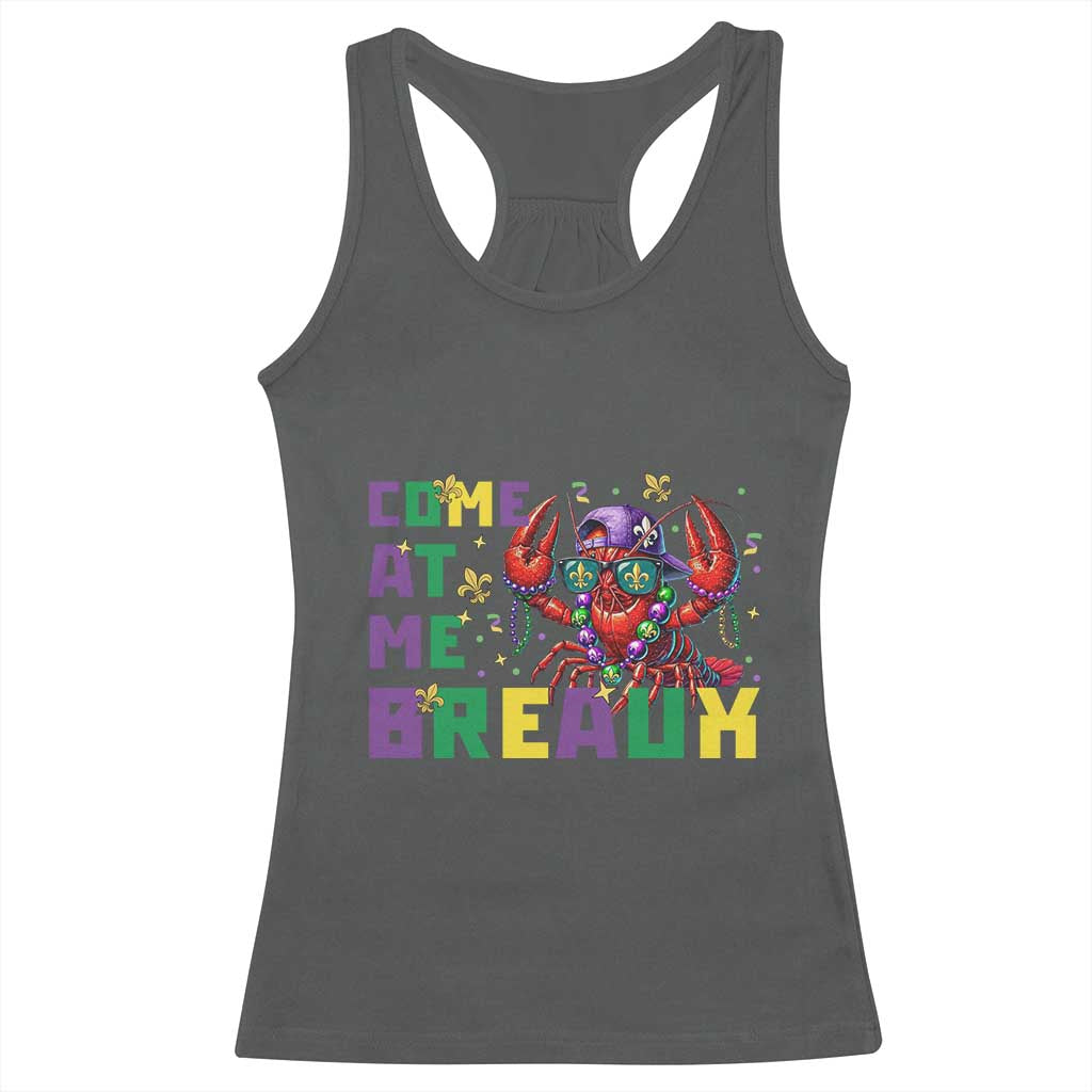 Mardi Gras Crawfish Racerback Tank Top Come At Me Breaux