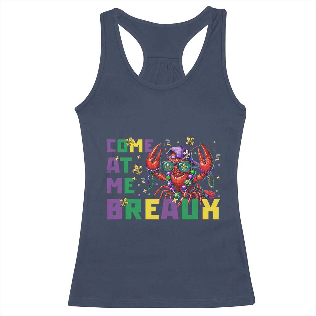 Mardi Gras Crawfish Racerback Tank Top Come At Me Breaux