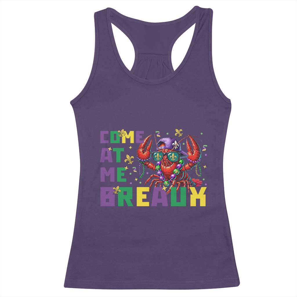 Mardi Gras Crawfish Racerback Tank Top Come At Me Breaux