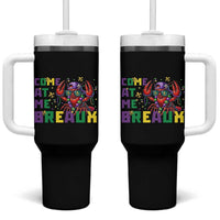 Mardi Gras Crawfish Tumbler With Handle Come At Me Breaux