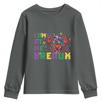 Mardi Gras Crawfish Youth Sweatshirt Come At Me Breaux